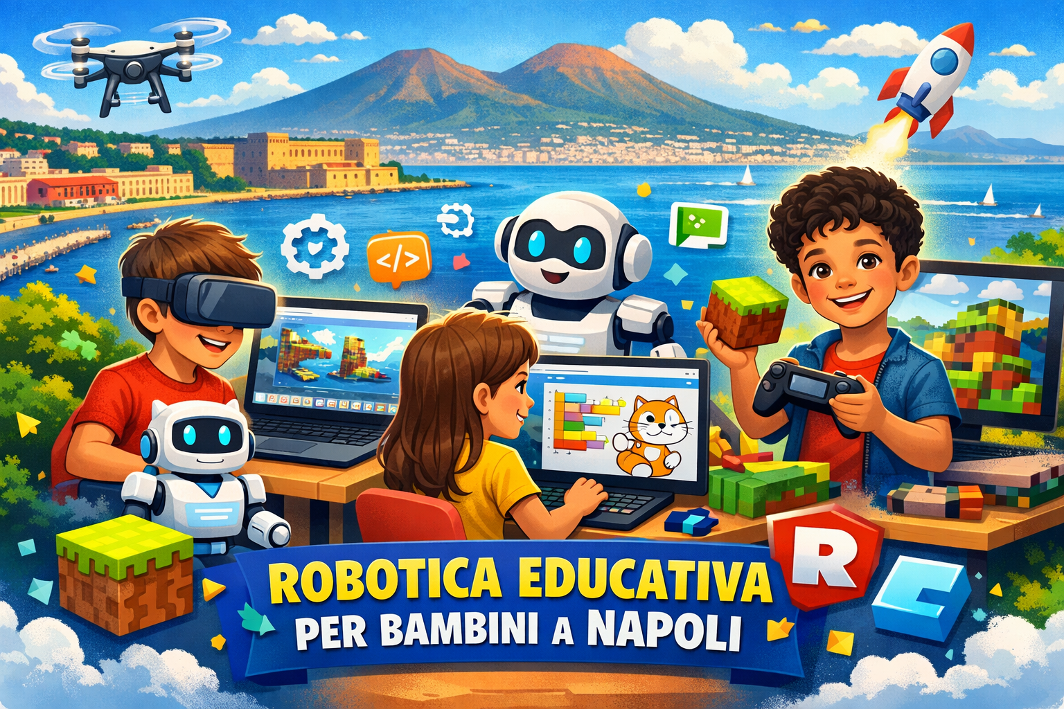 Robotica educativa per bambini a Napoli: perché iniziare presto cambia il futuro